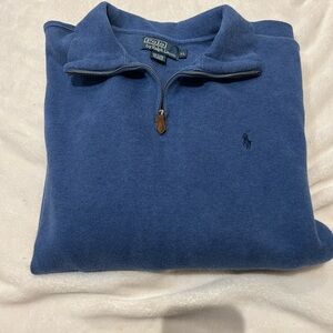 Polo Ralph Lauren Blue Quarter-Zip Pullover Men’s XL